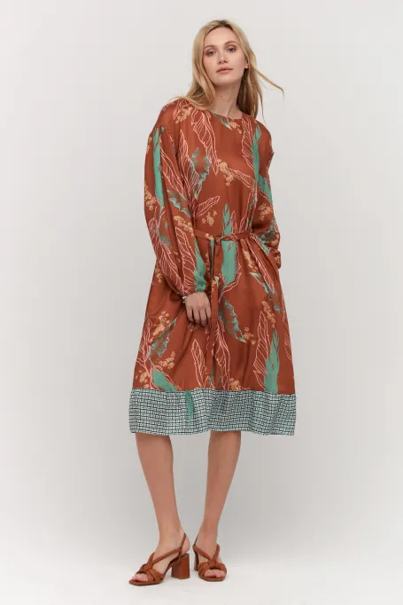 Seidenkleid muster