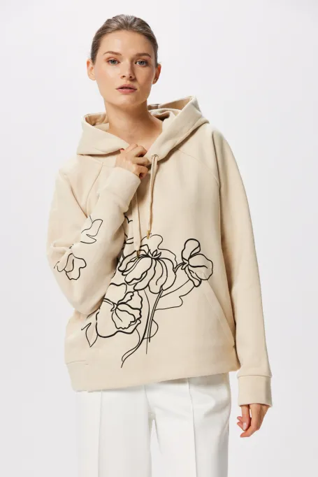 Lockerer Kapuzenpullover