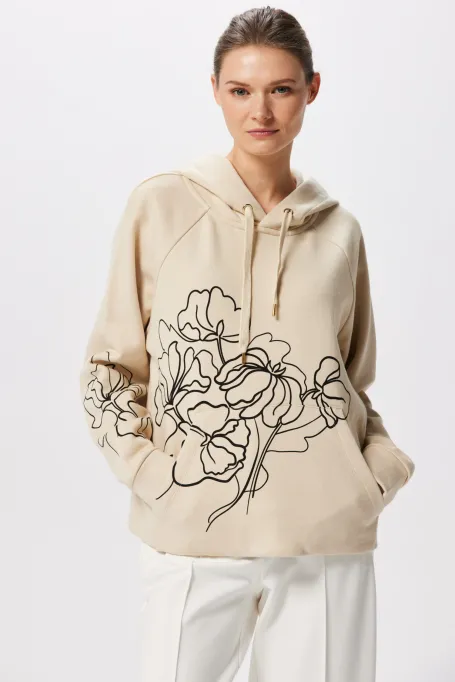 Lockerer Kapuzenpullover