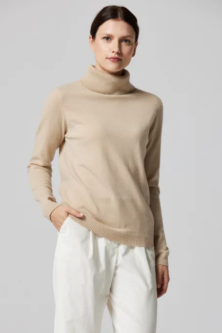 Kaschmir Pullover mit Rollkragen