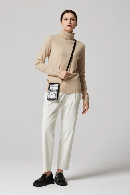 Kaschmir Pullover mit Rollkragen