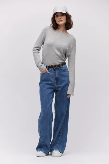 Jeans mit weitem Bein
